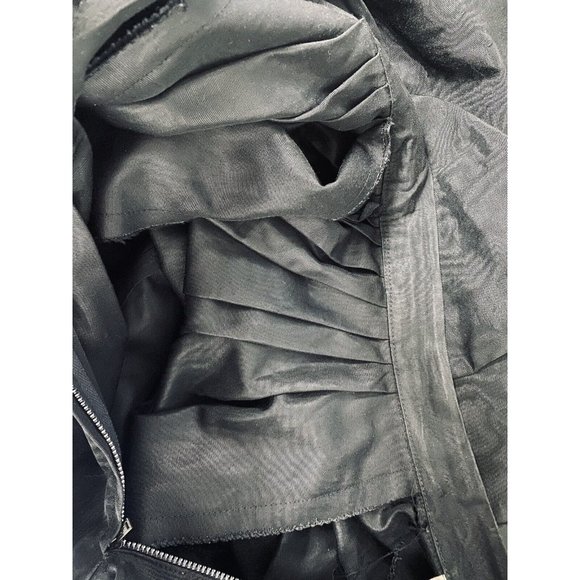 Vintage 50s Full Circle‎ Skirt Black Moire Toni Owen Sportswear Small Pockets - Picture 12 of 16